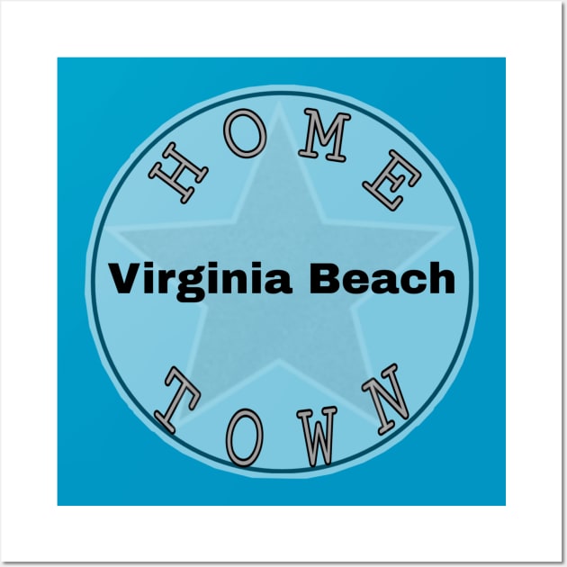 Hometown Virginia Beach Wall Art by Hometown